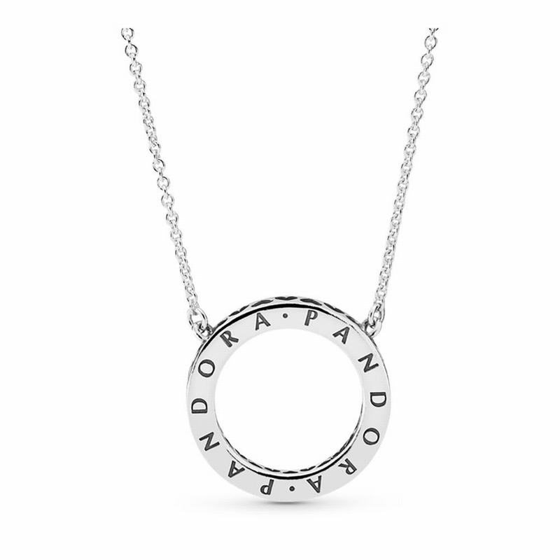 Pandora Australia Circle of Sparkle Necklace - Sterling Silver | THCISK546